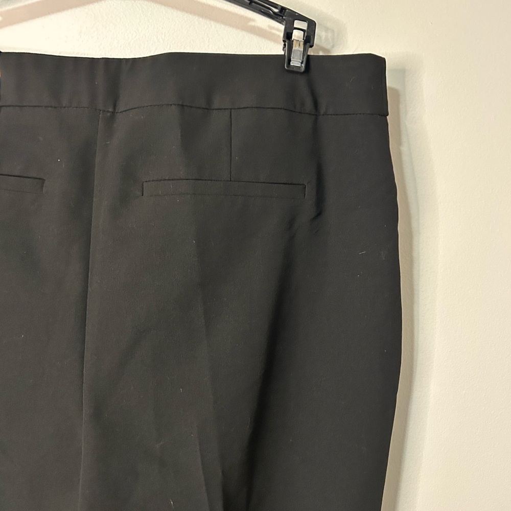 Chico's Elegant Black Straight Leg Pants size 2 (12)‎ - Picture 7 of 8